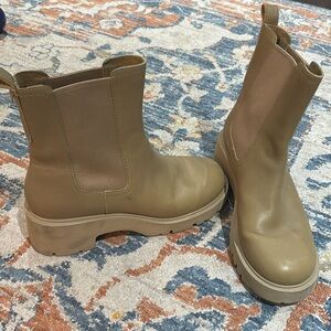 Camper tan/ cream boots - barely worn